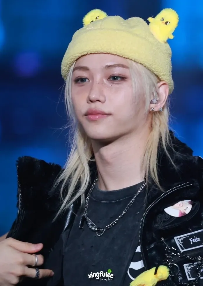 Recent activity shot of Felix (Stray Kids)