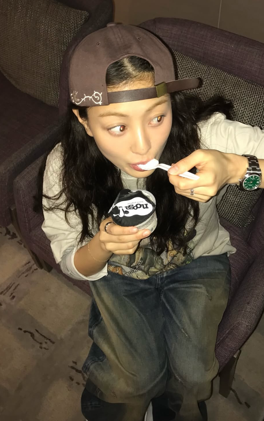 A moment captured by Jihyo (TWICE)'s fan