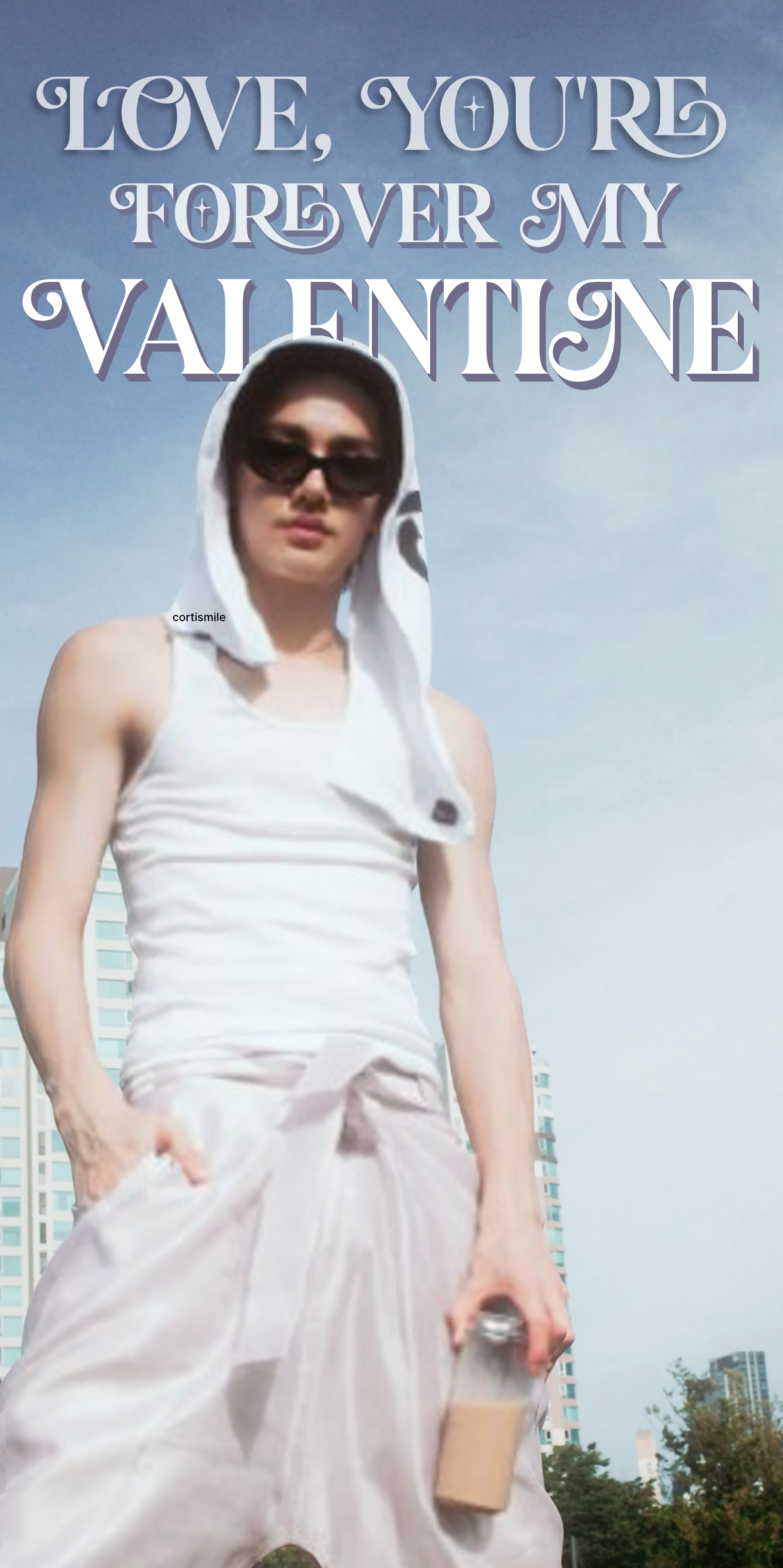 A heartfelt wallpaper shared by Seonghyeon (CORTIS)'s fans