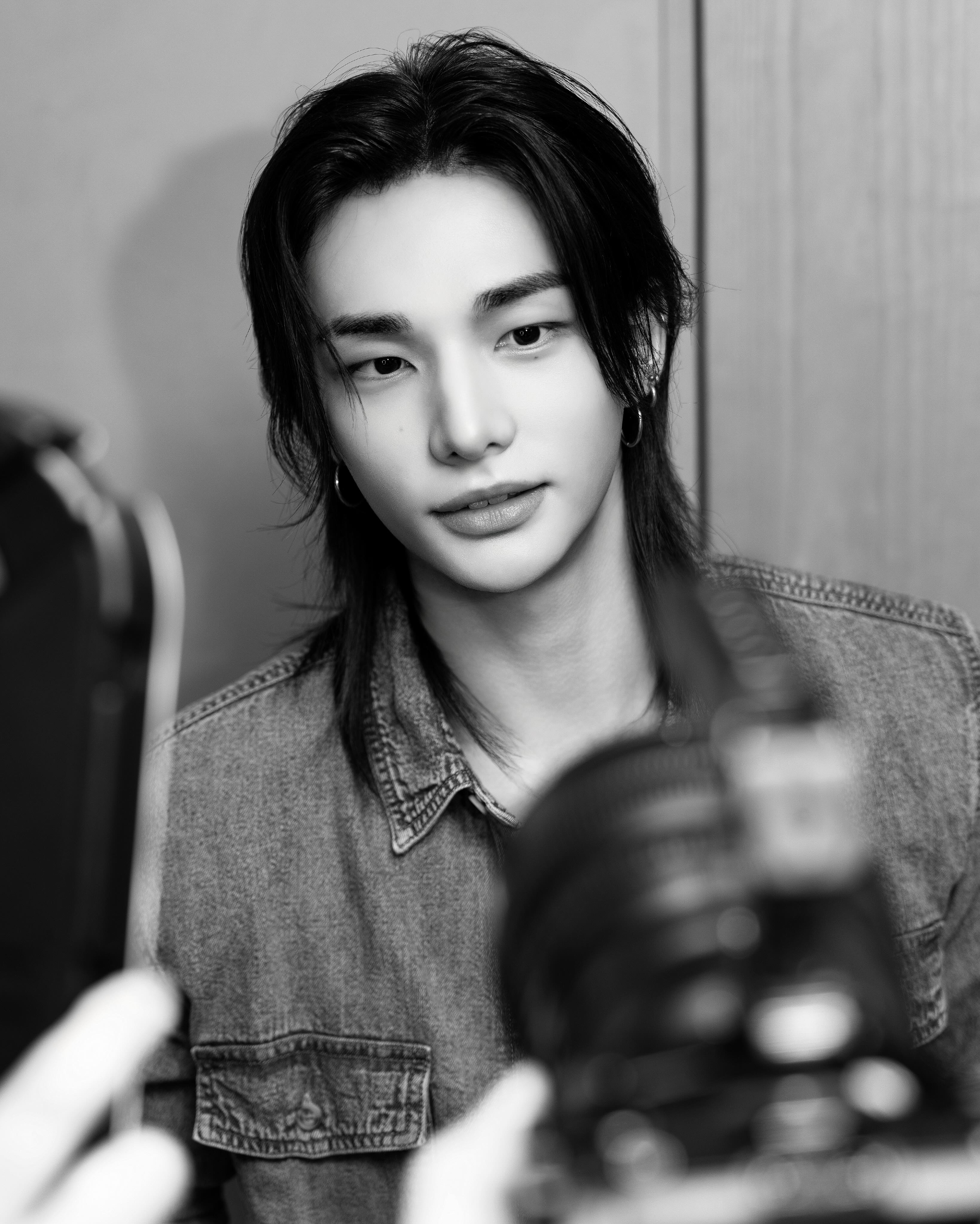 Behind-the-scenes cut of Hyunjin (Stray Kids)