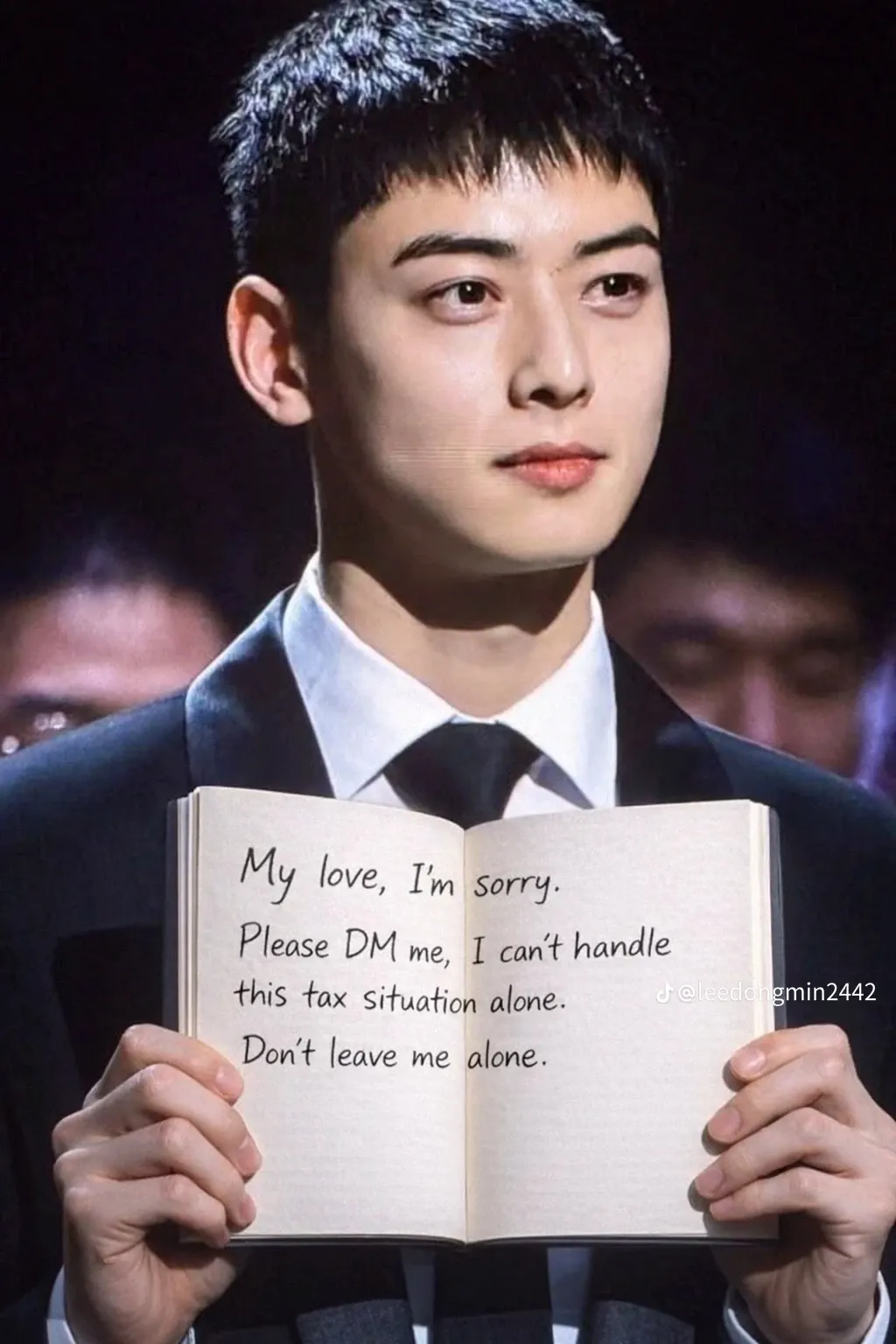 Recent activity shot of Eunwoo (ASTRO)