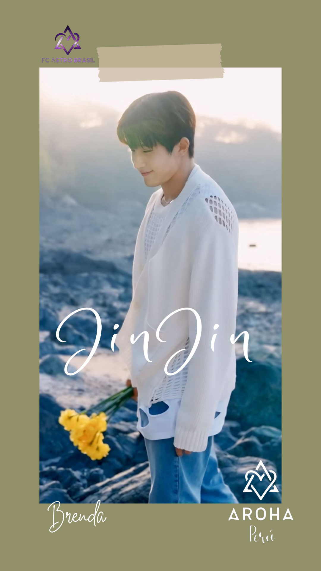 Jinjin (ASTRO)粉丝亲手制作的特别壁纸