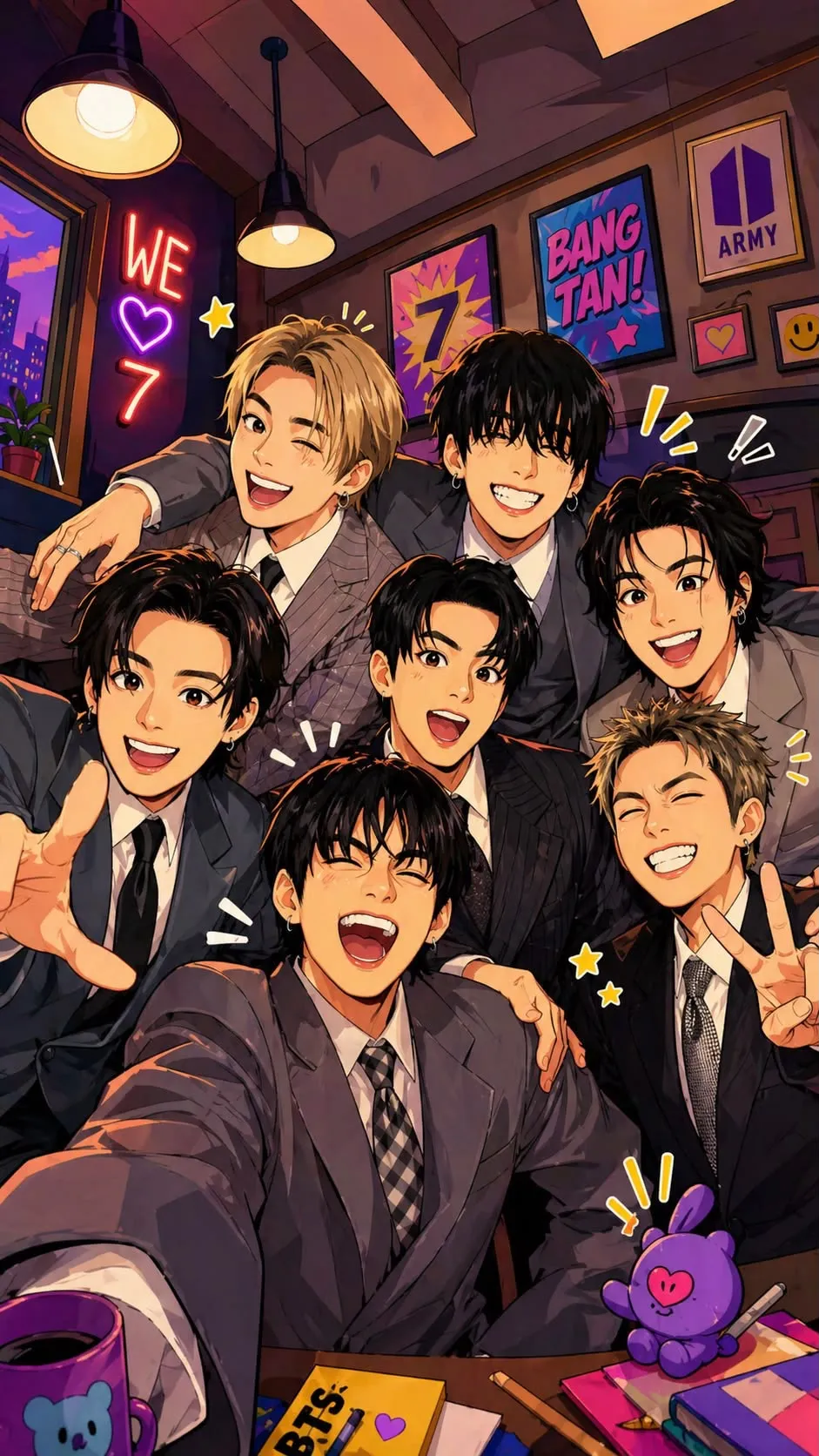 A moment captured by BTS's fan