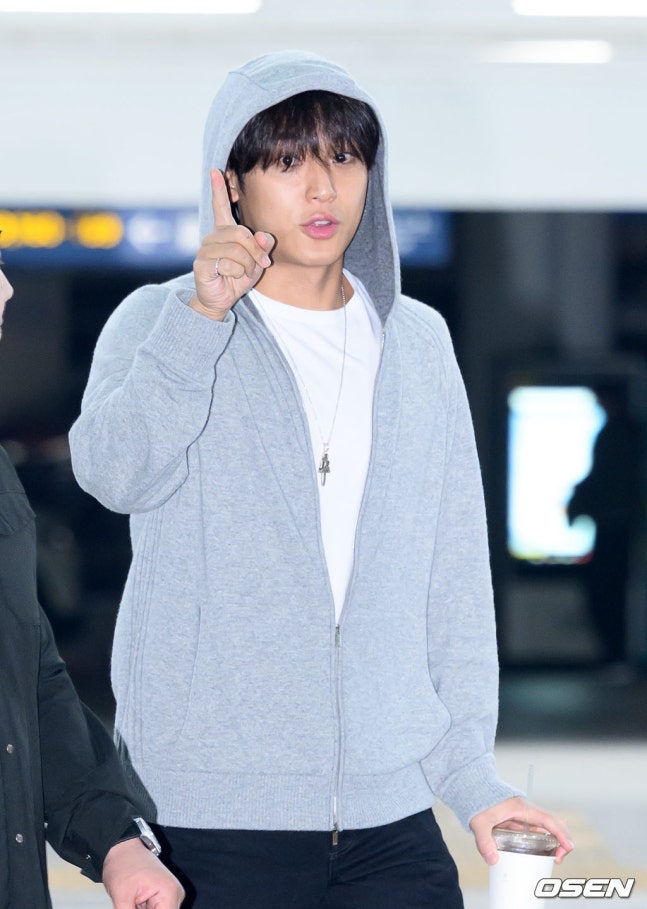 A moment captured by Mingyu (SEVENTEEN)'s fan