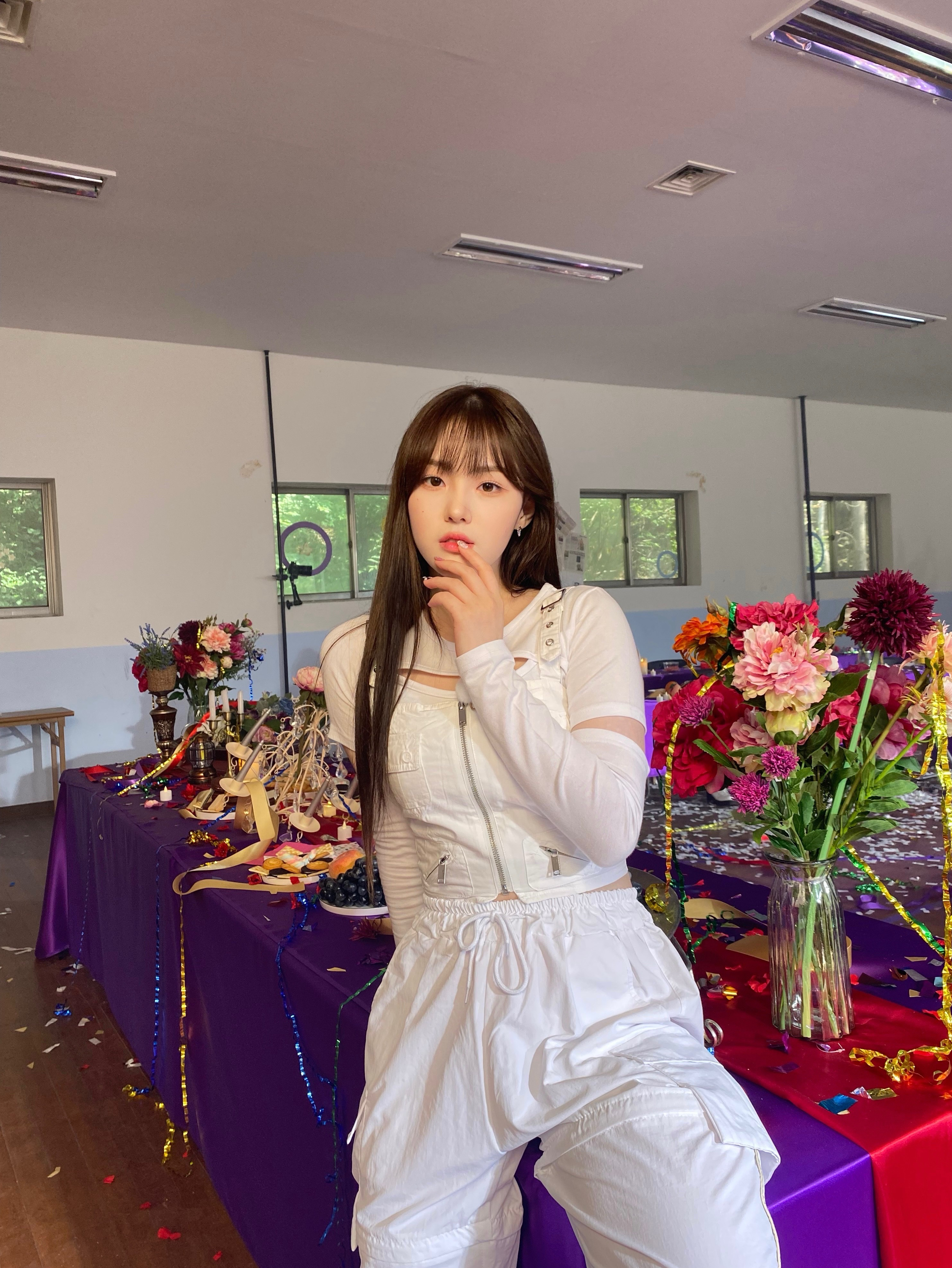 キム・チェヒョン (Kep1er)の舞台裏ショット