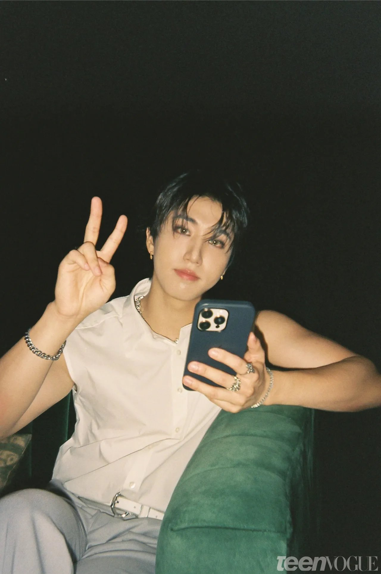 A moment captured by HAN (Stray Kids)'s fan