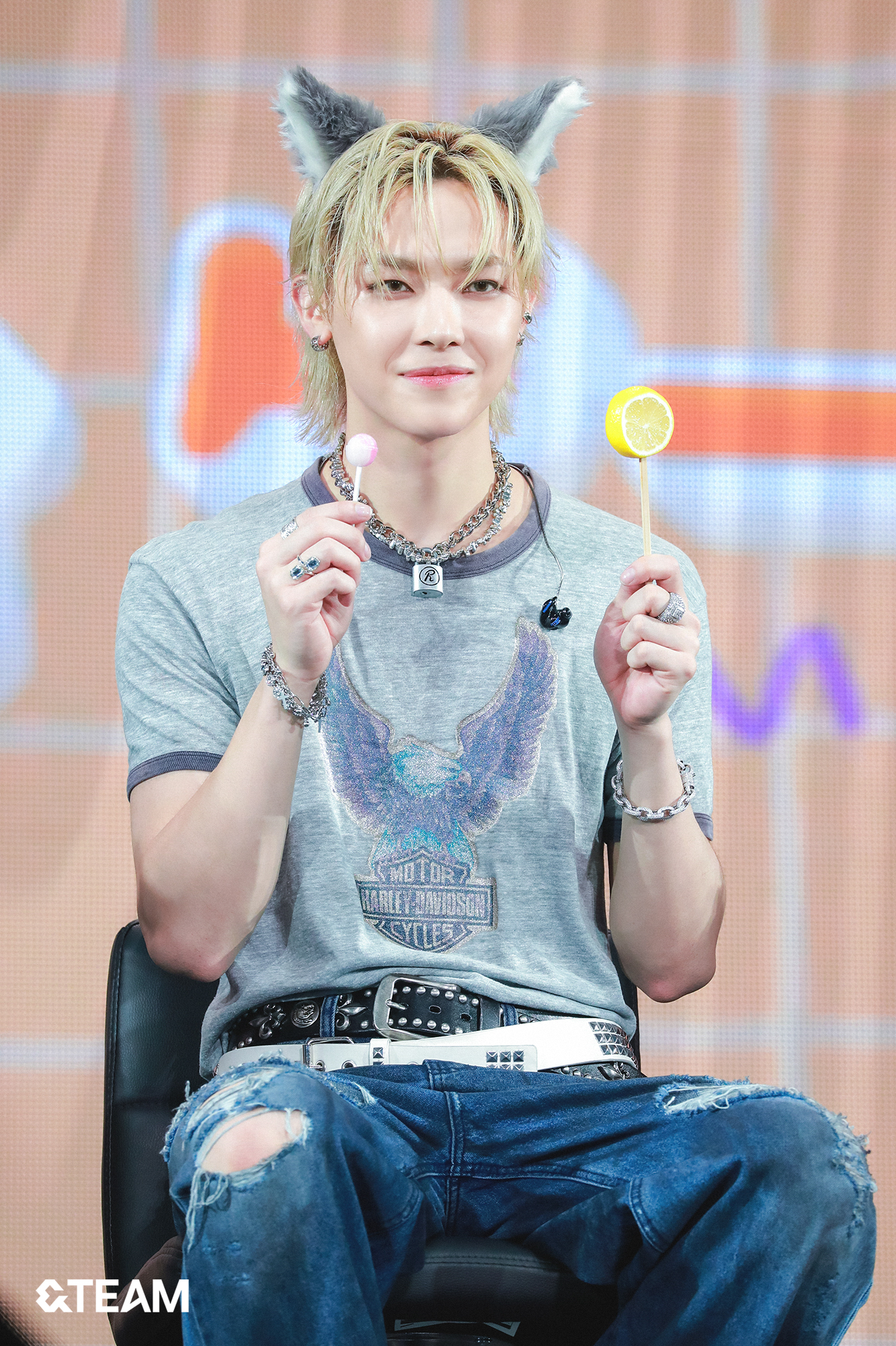 A moment captured by Nicholas (&TEAM)'s fan