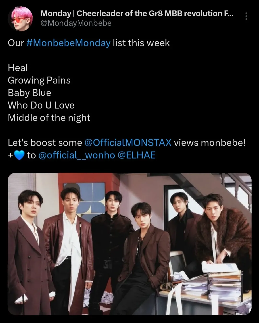 Potret di balik layar MONSTA X