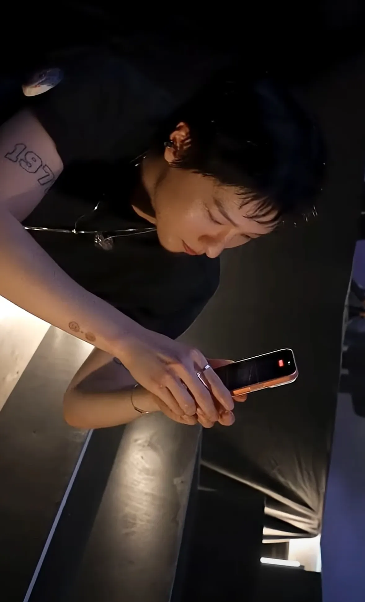 A moment captured by WOODZ's fan