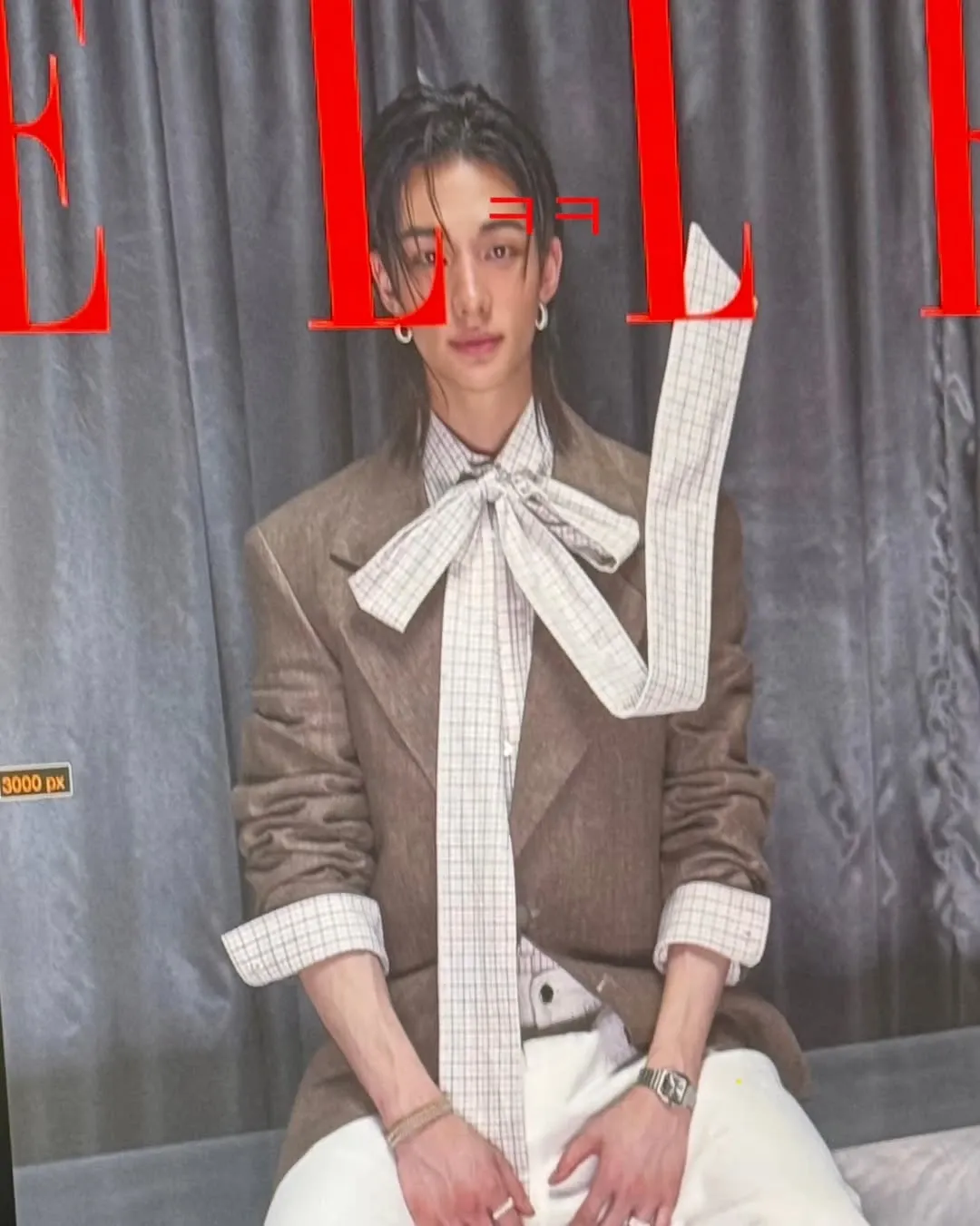 A moment captured by Hyunjin (Stray Kids)'s fan