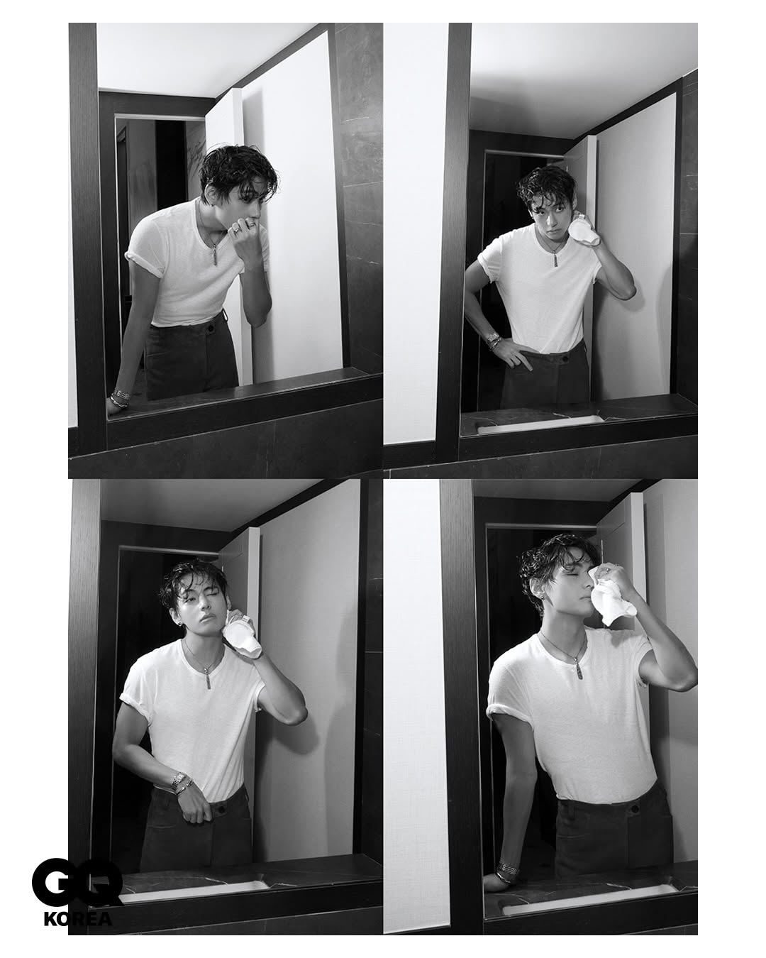 A moment captured by V (BTS)'s fan