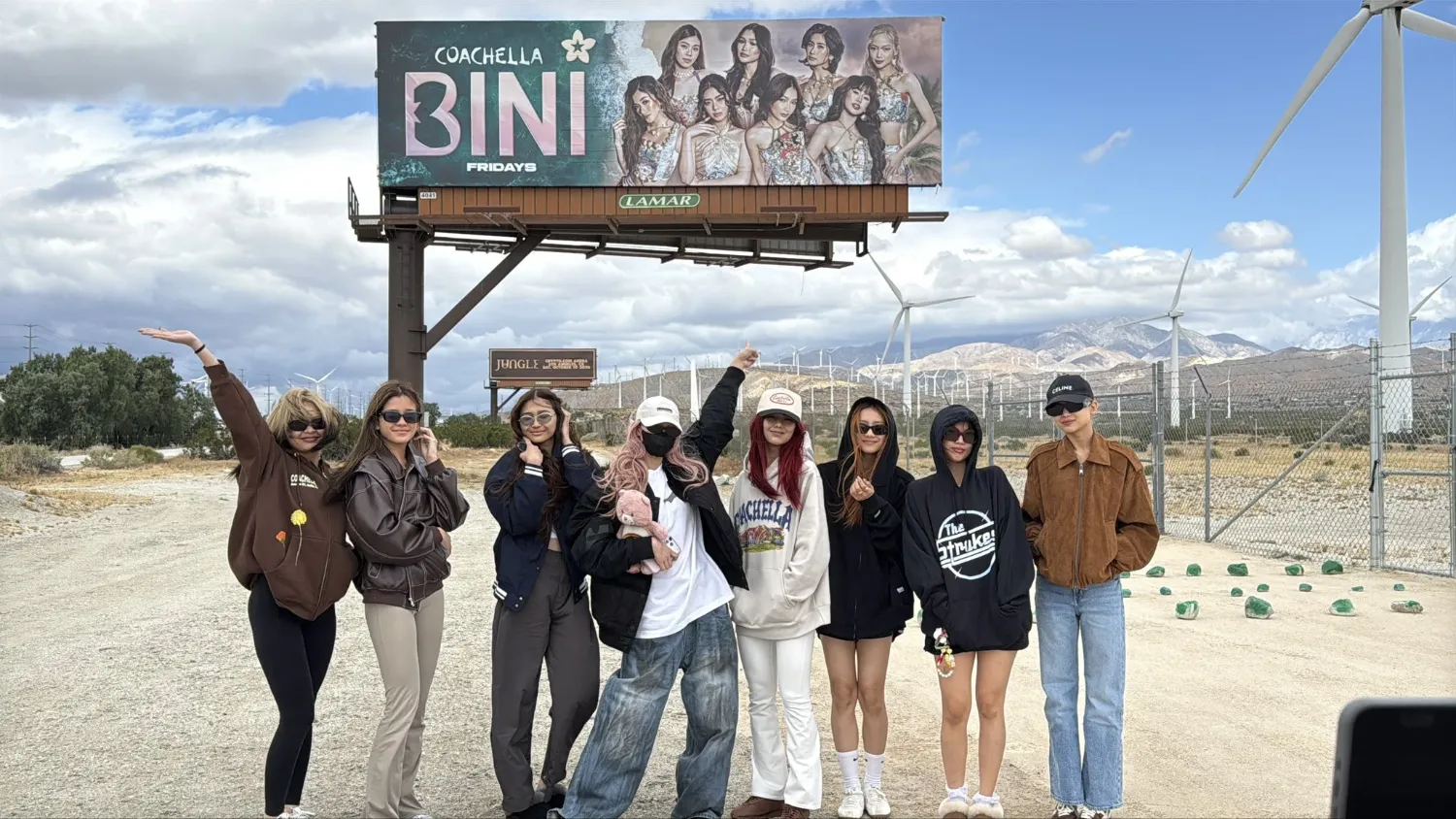 Recent activity shot of BINI