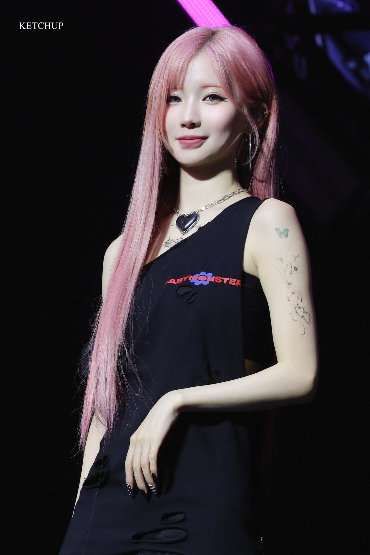 A moment captured by Asa (BABYMONSTER)'s fan