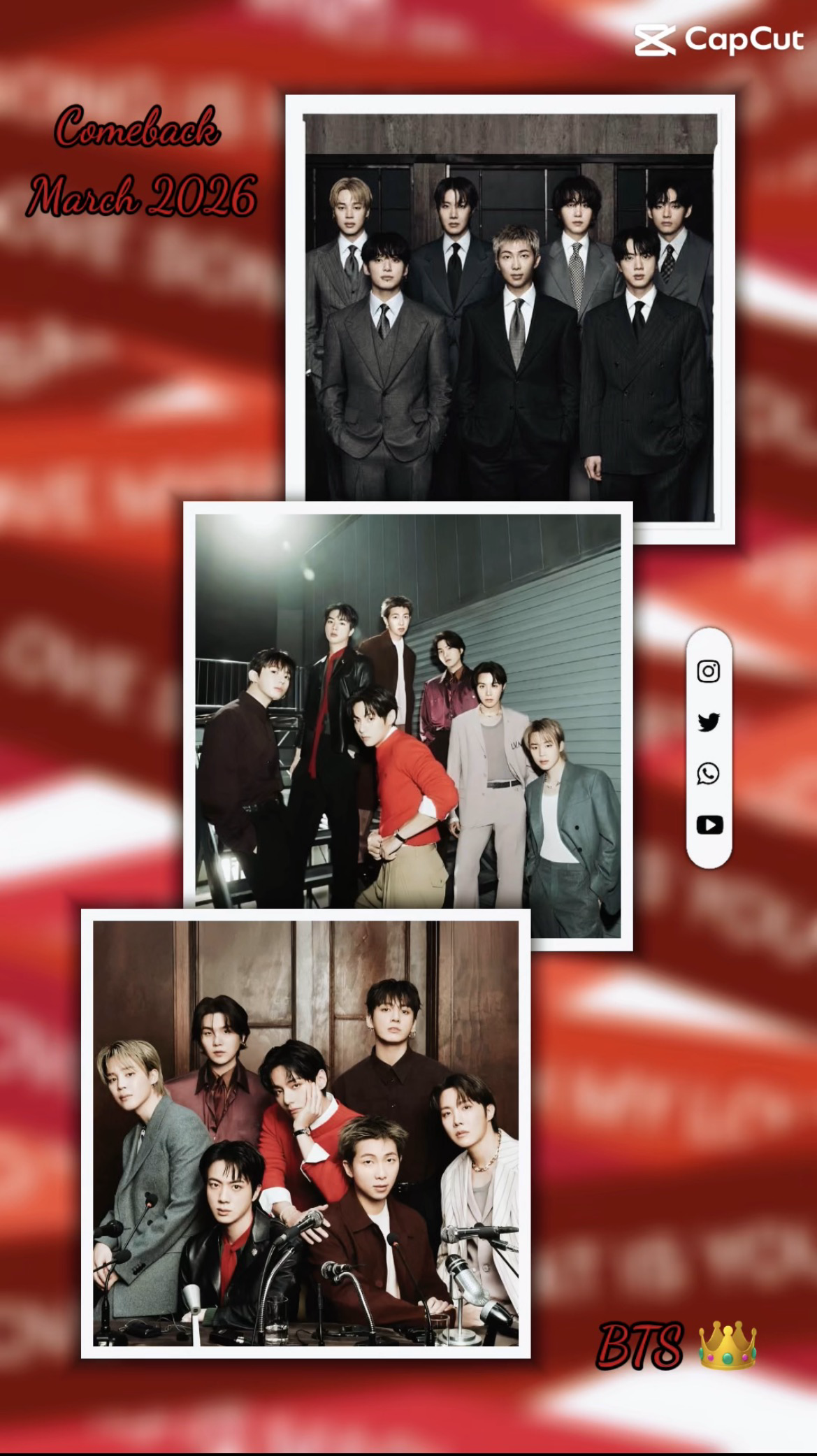 Recent activity shot of BTS