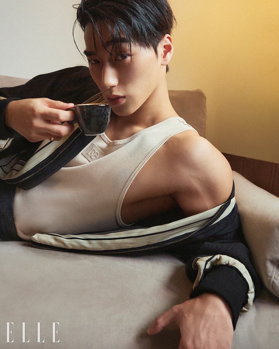 A moment captured by San (ATEEZ)'s fan