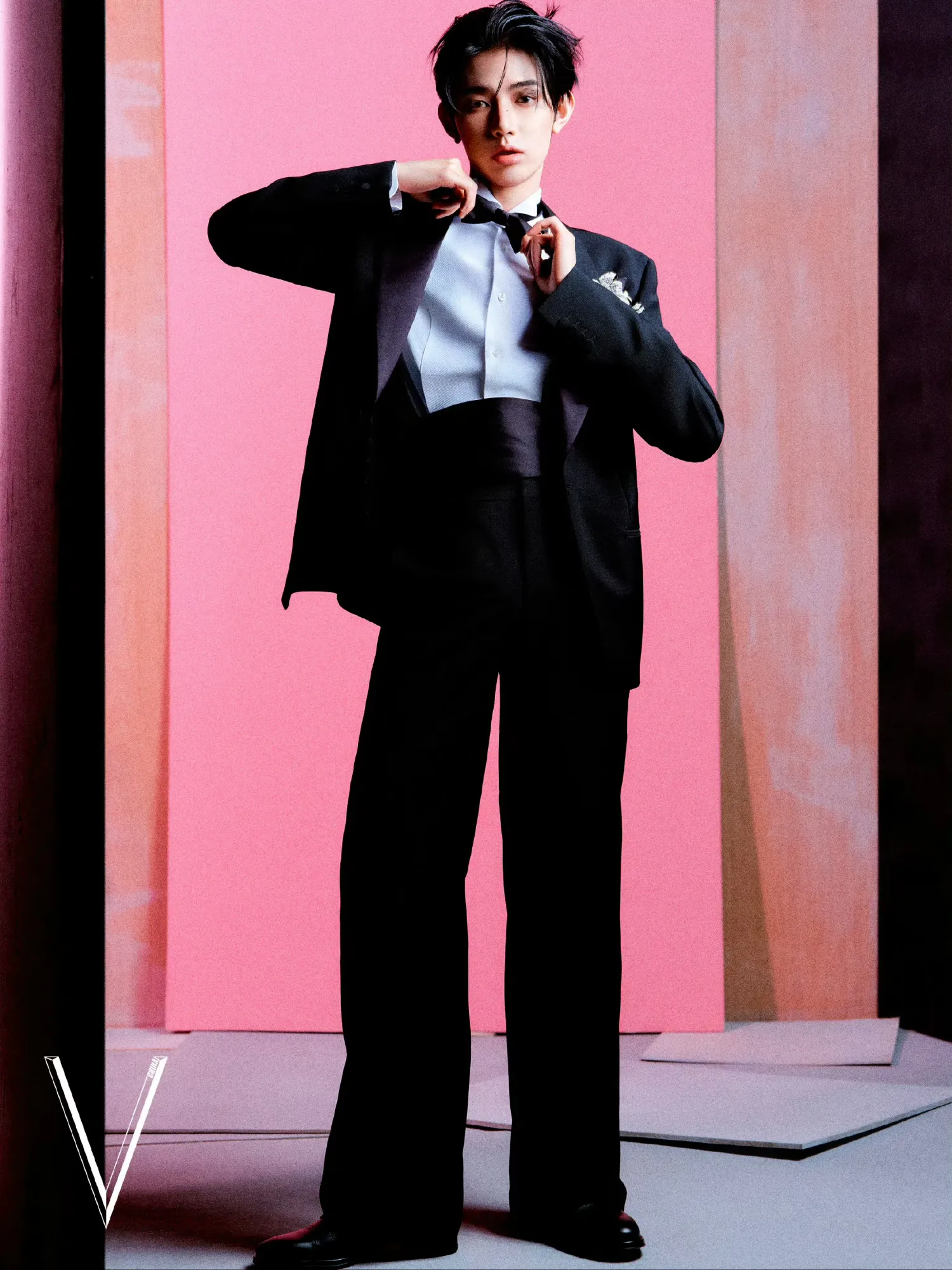 A moment captured by Zhang Hao's fan