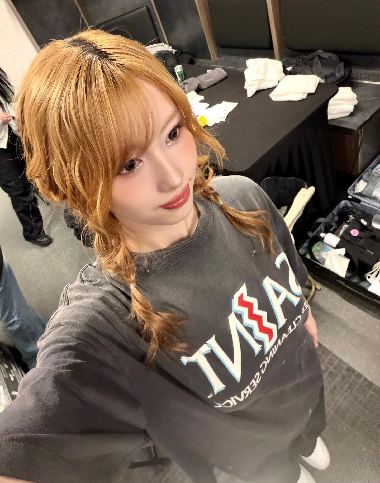 Momen yang diabadikan oleh penggemar Momo (TWICE)