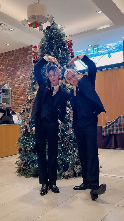 A moment captured by Stray Kids's fan