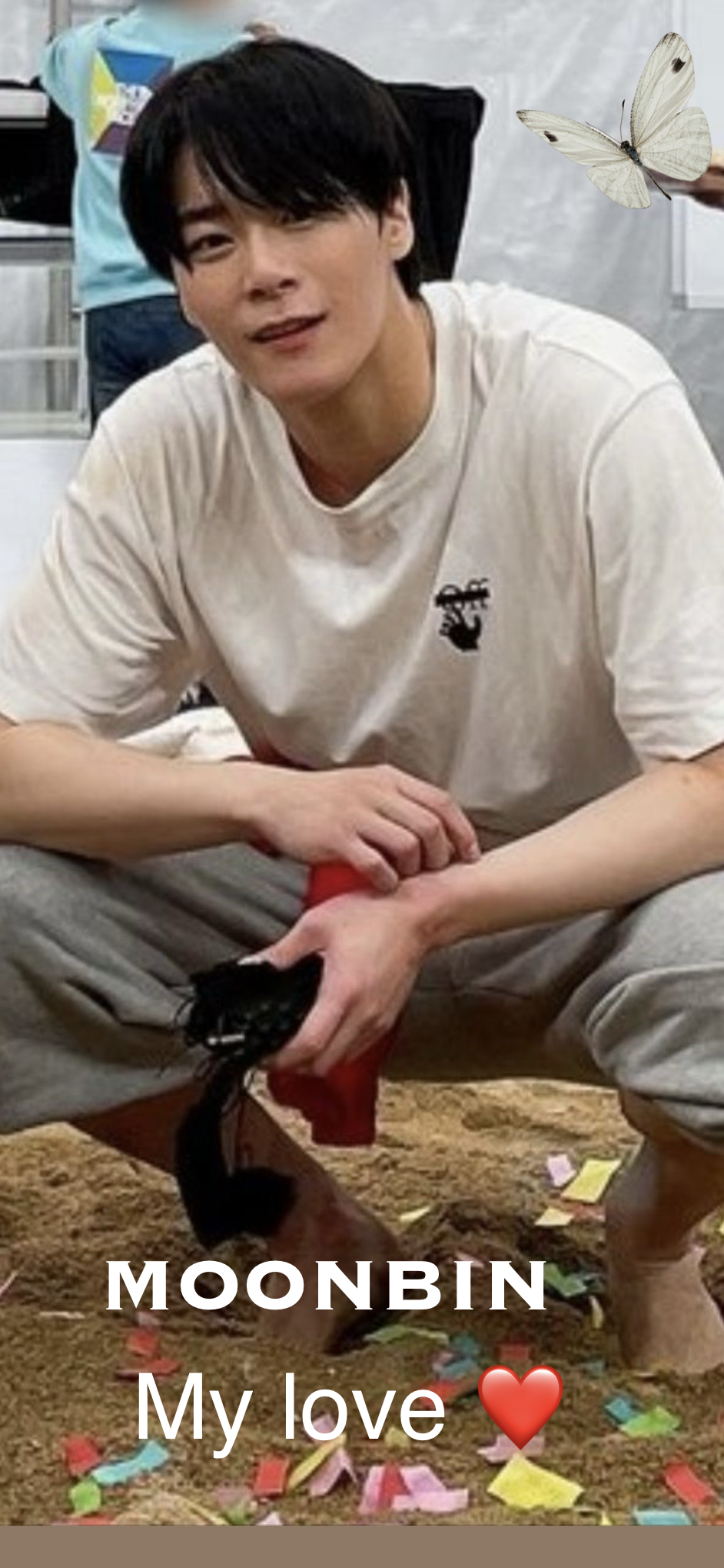 A moment captured by Moonbin (ASTRO)'s fan