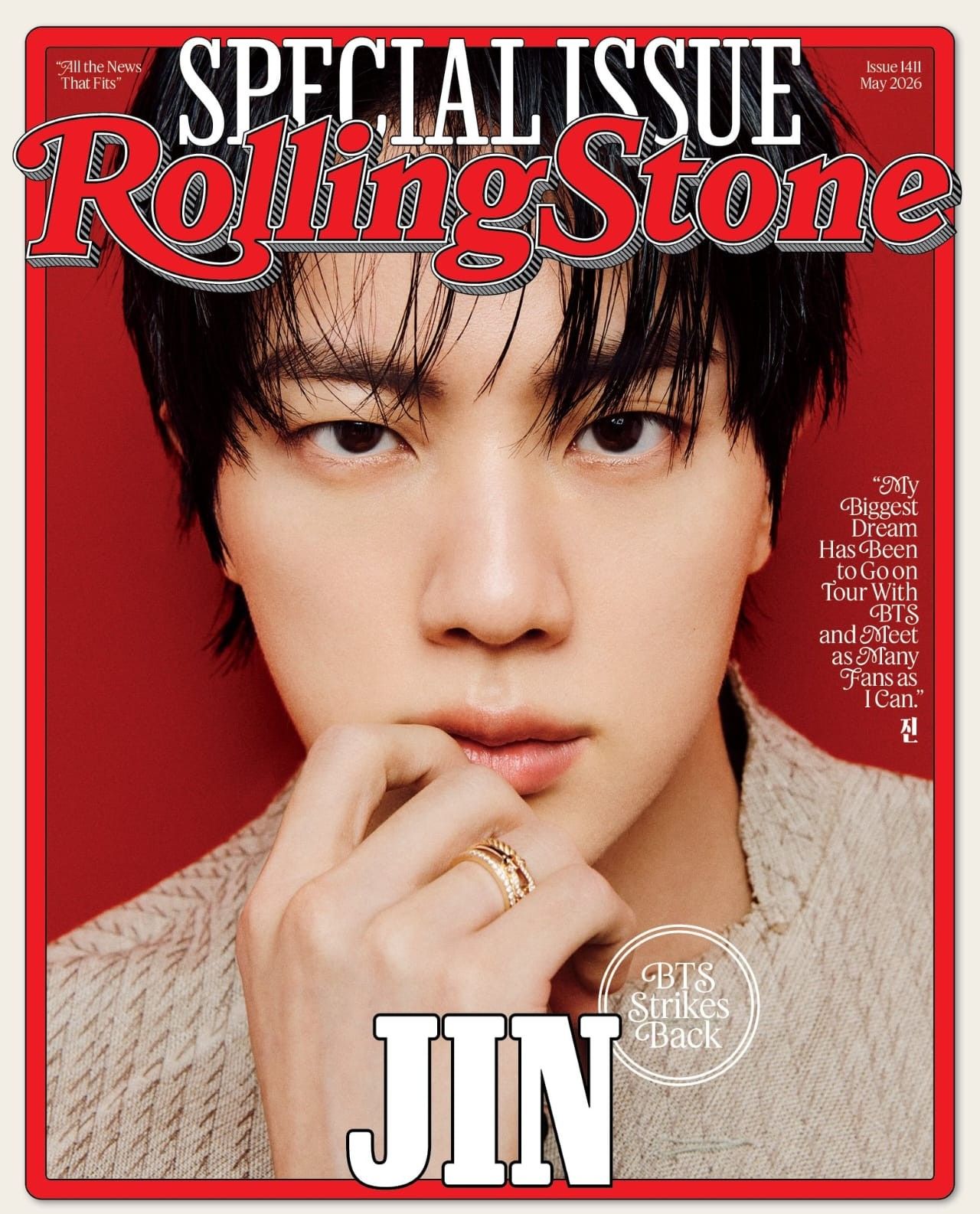 Momen yang diabadikan oleh penggemar Jin (BTS)