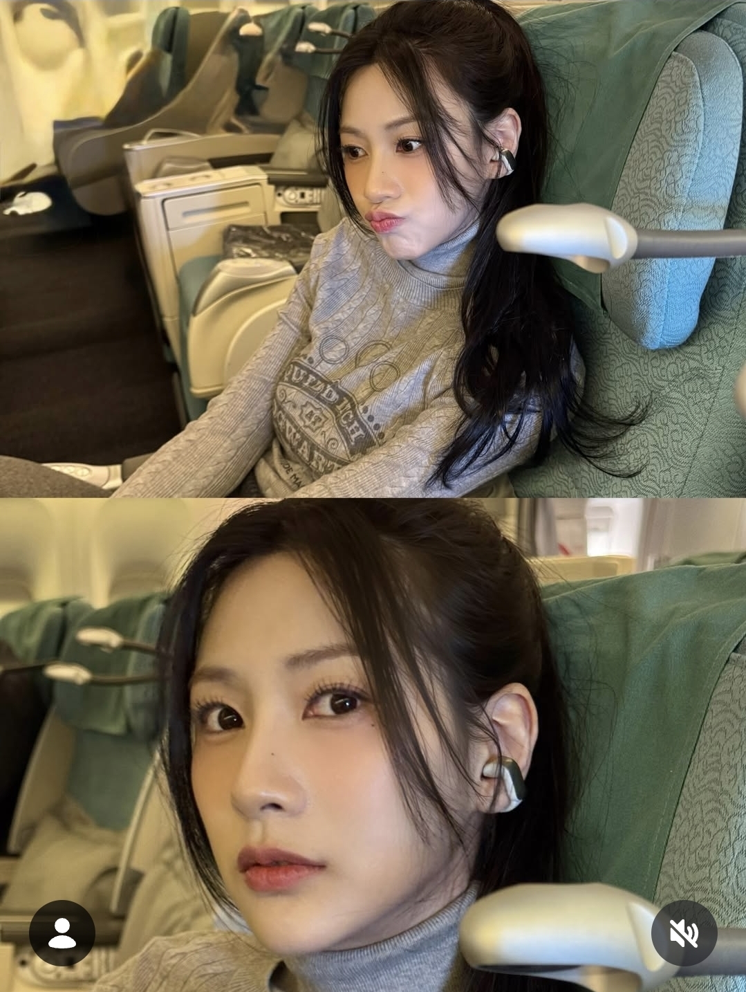 オ・ハヨン (Apink)の舞台裏ショット