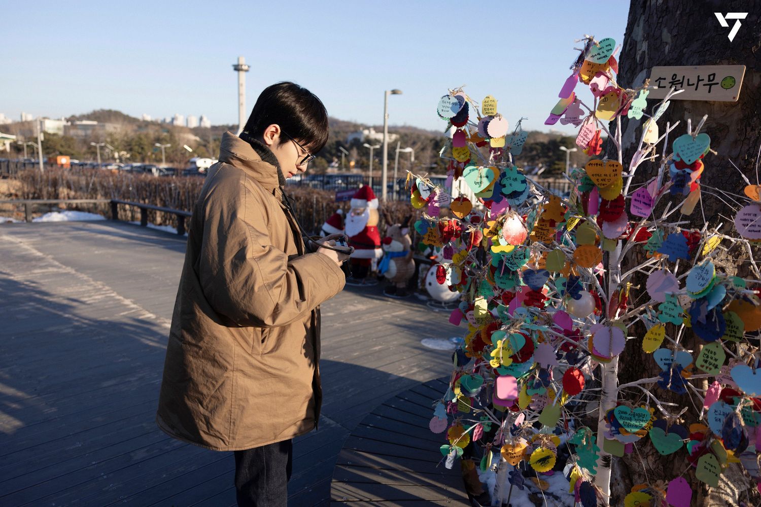 A moment captured by Wonwoo (SEVENTEEN)'s fan