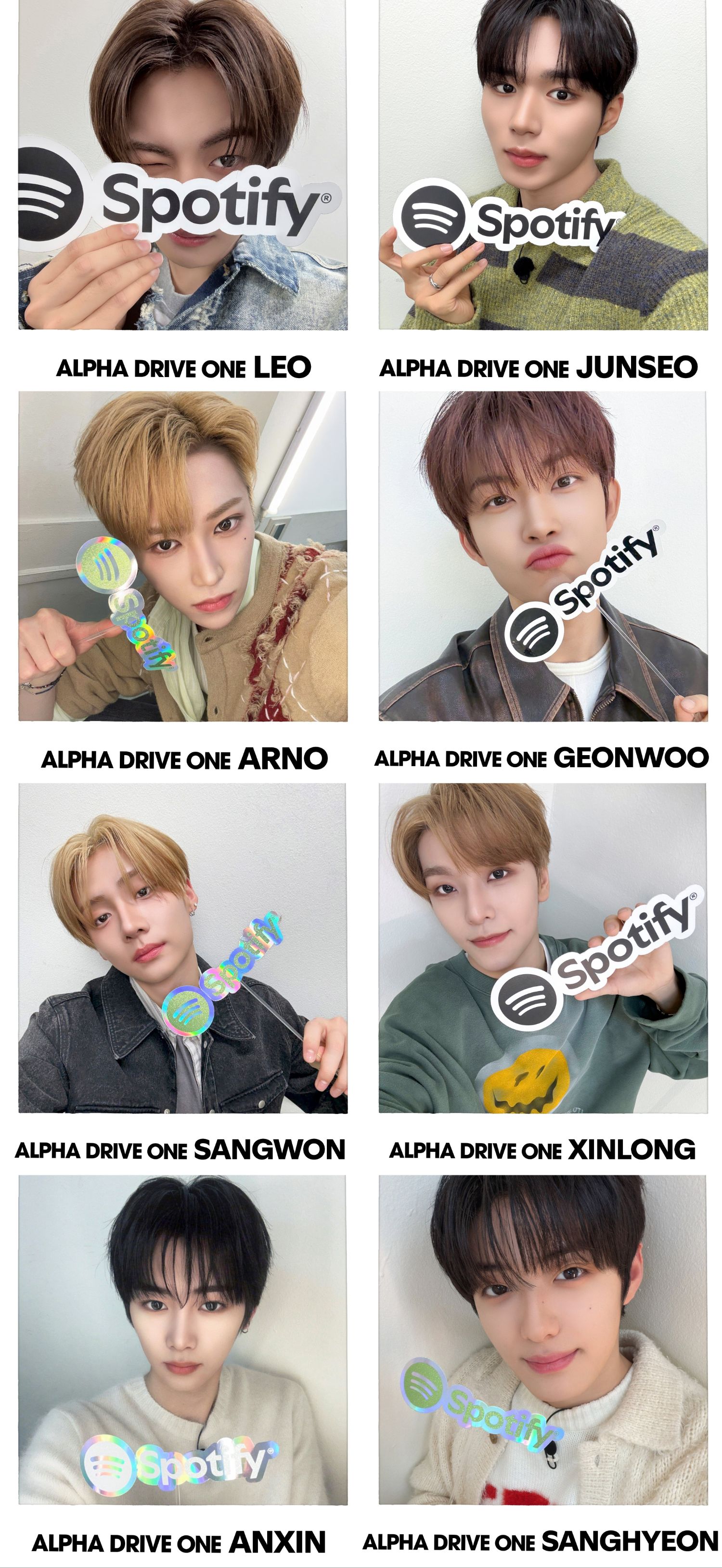 A heartfelt wallpaper shared by ALPHA DRIVE ONE's fans