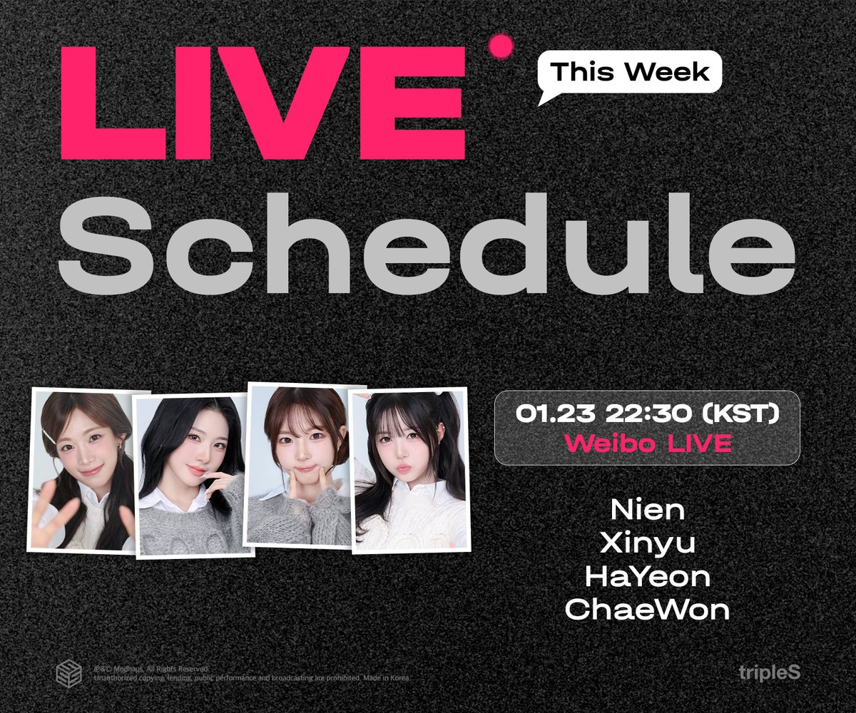 Latest photo of tripleS