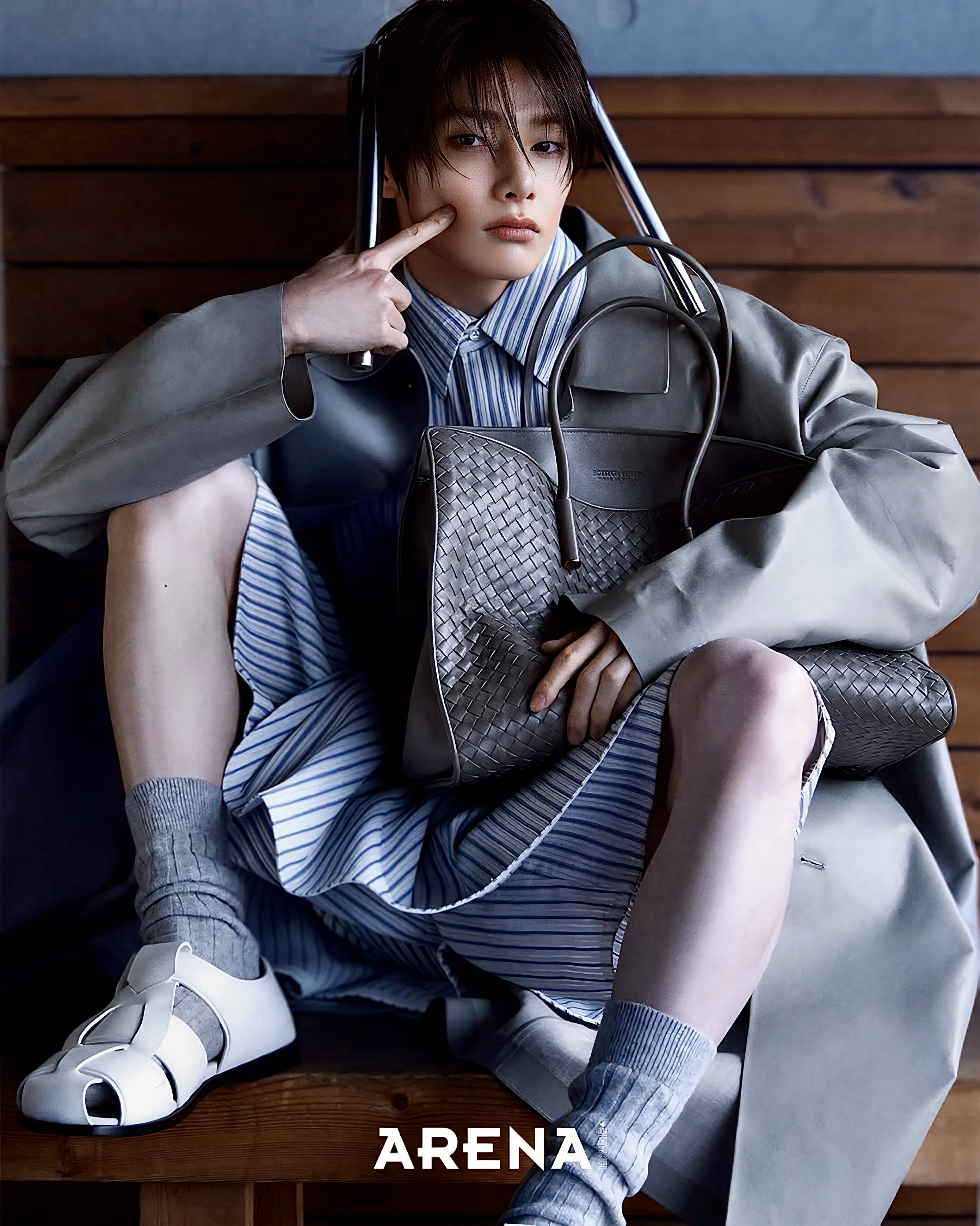 A moment captured by I.N (Stray Kids)'s fan