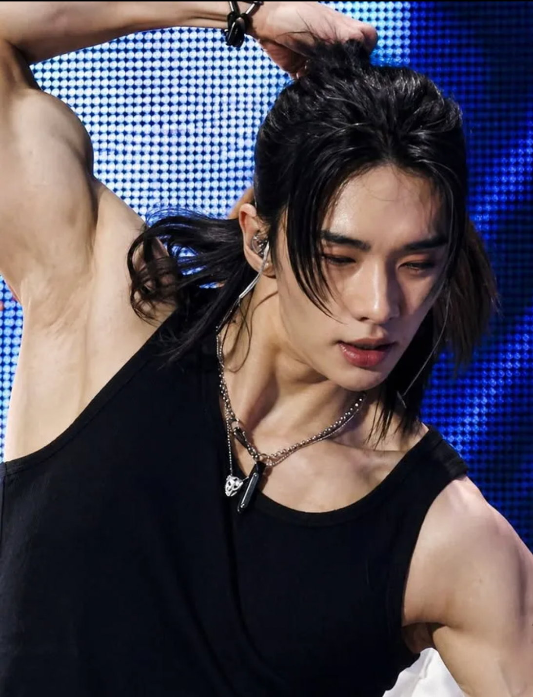 A moment captured by Hyunjin (Stray Kids)'s fan