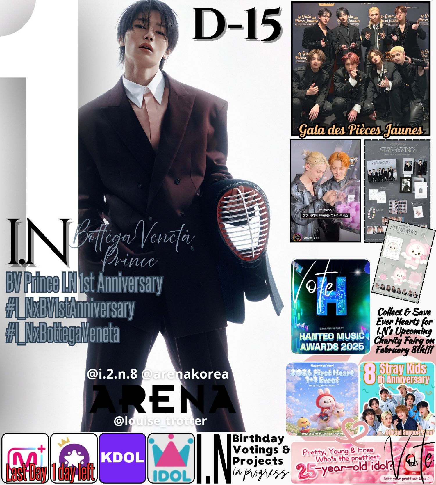 A moment captured by I.N (Stray Kids)'s fan