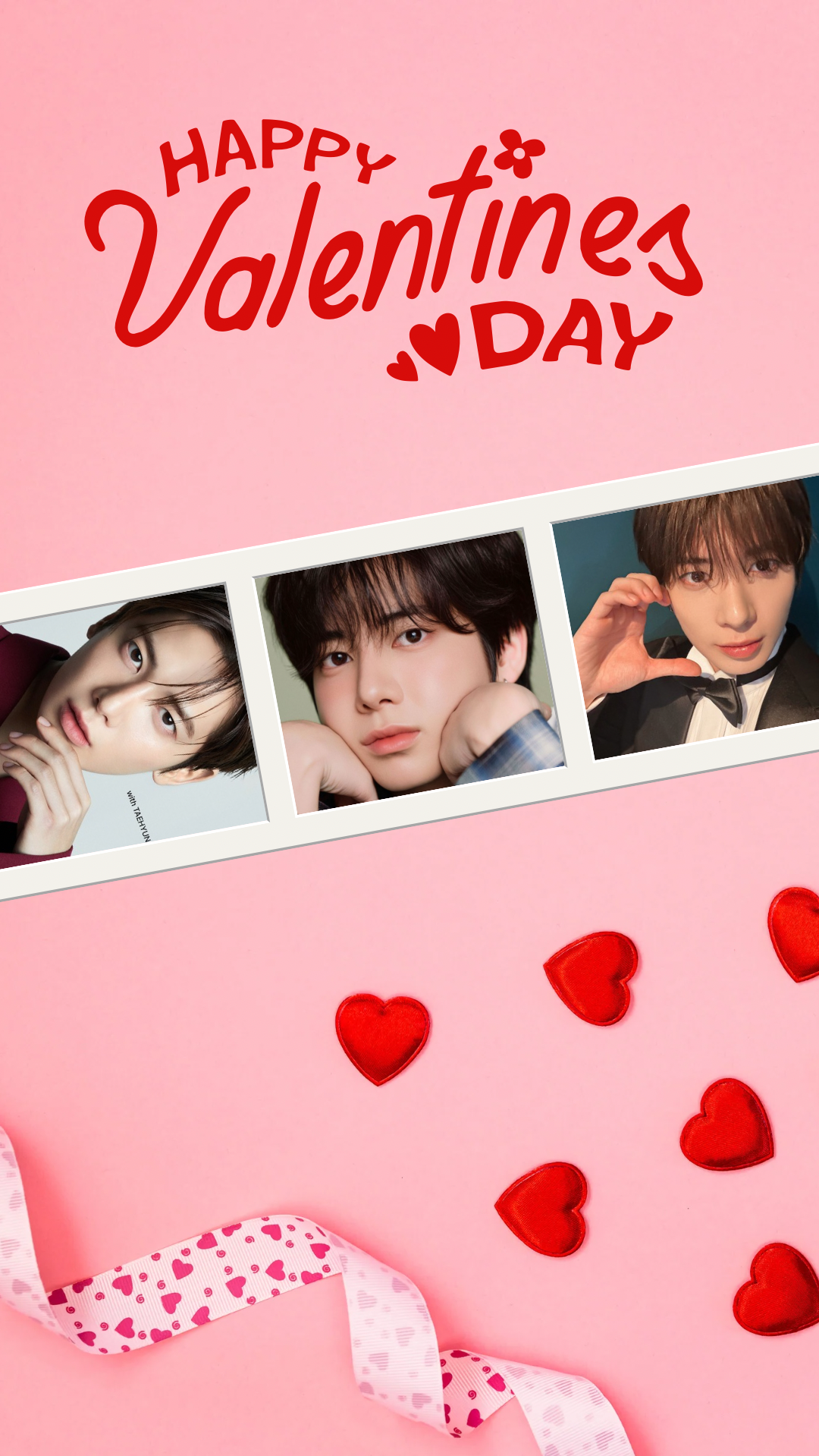 A heartfelt wallpaper shared by Taehyun (TOMORROW X TOGETHER)'s fans