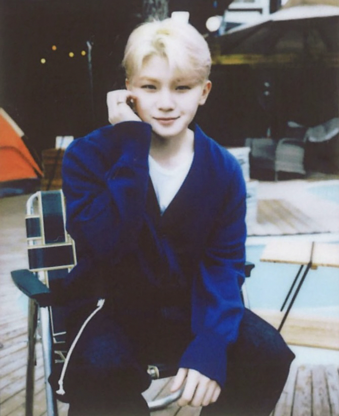 A moment captured by Woozi (SEVENTEEN)'s fan