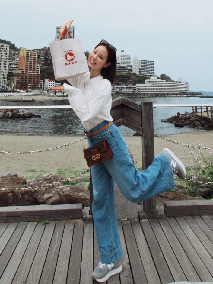 A moment captured by Mako (NiziU)'s fan