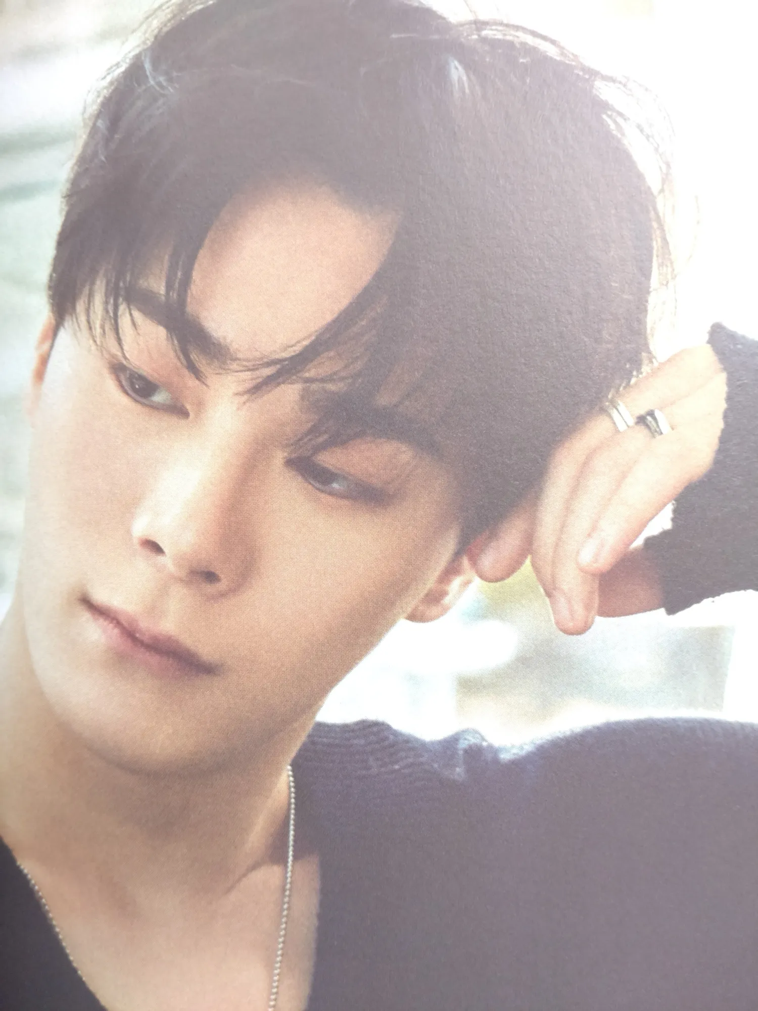 Recent activity shot of Moonbin (ASTRO)