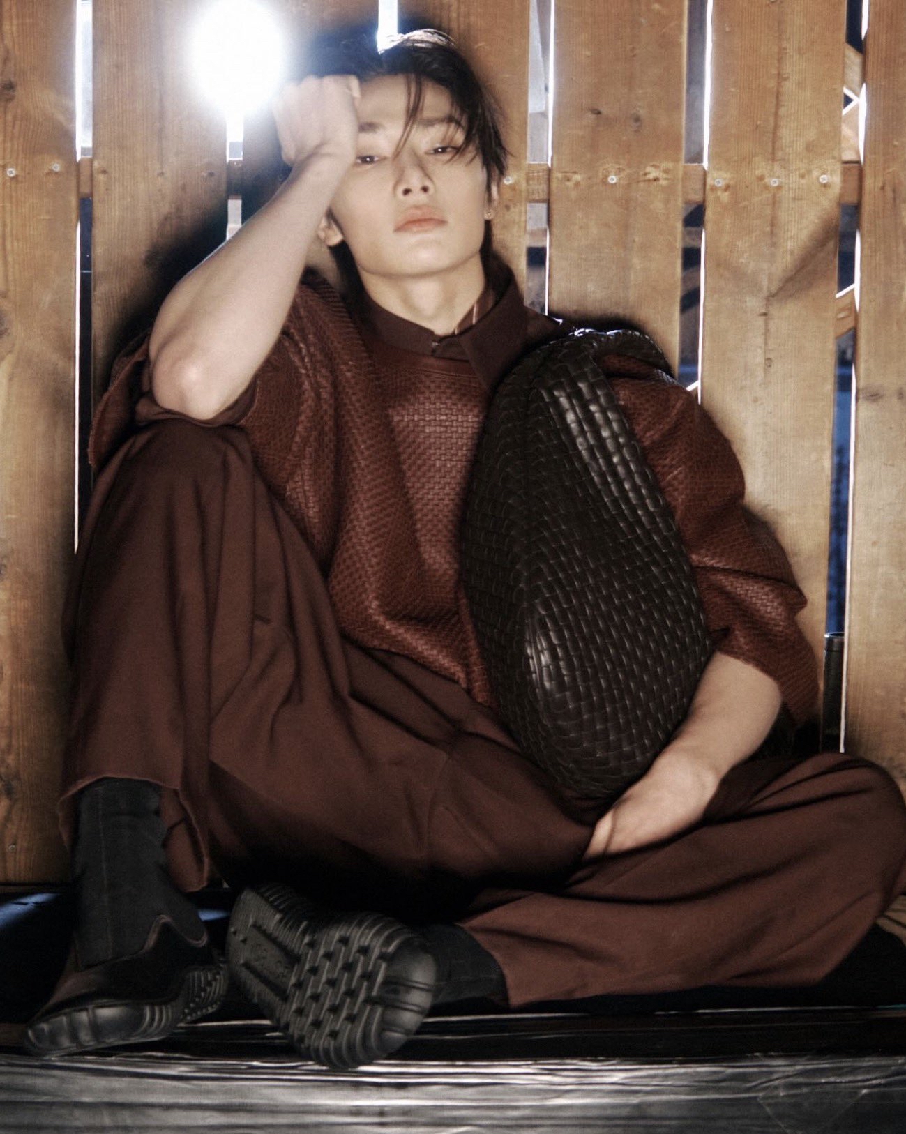 아이엔 (Stray Kids)의 비하인드 컷