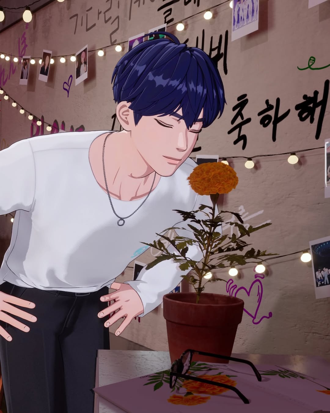 A moment captured by Yejun (PLAVE)'s fan