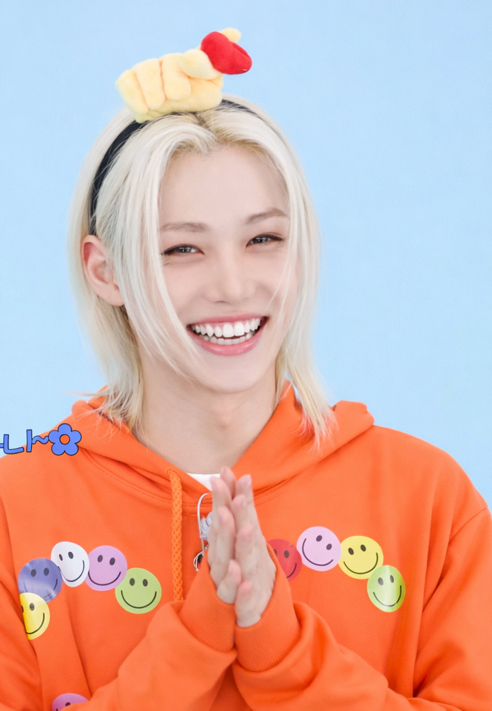 Recent activity shot of Felix (Stray Kids)