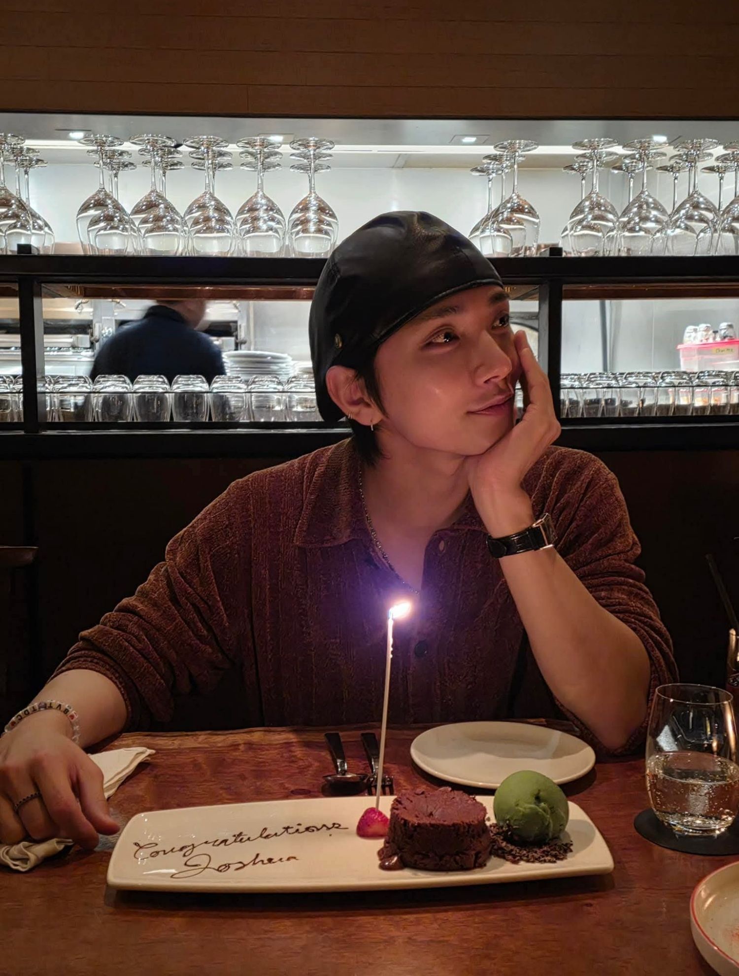 Recent activity shot of Joshua (SEVENTEEN)