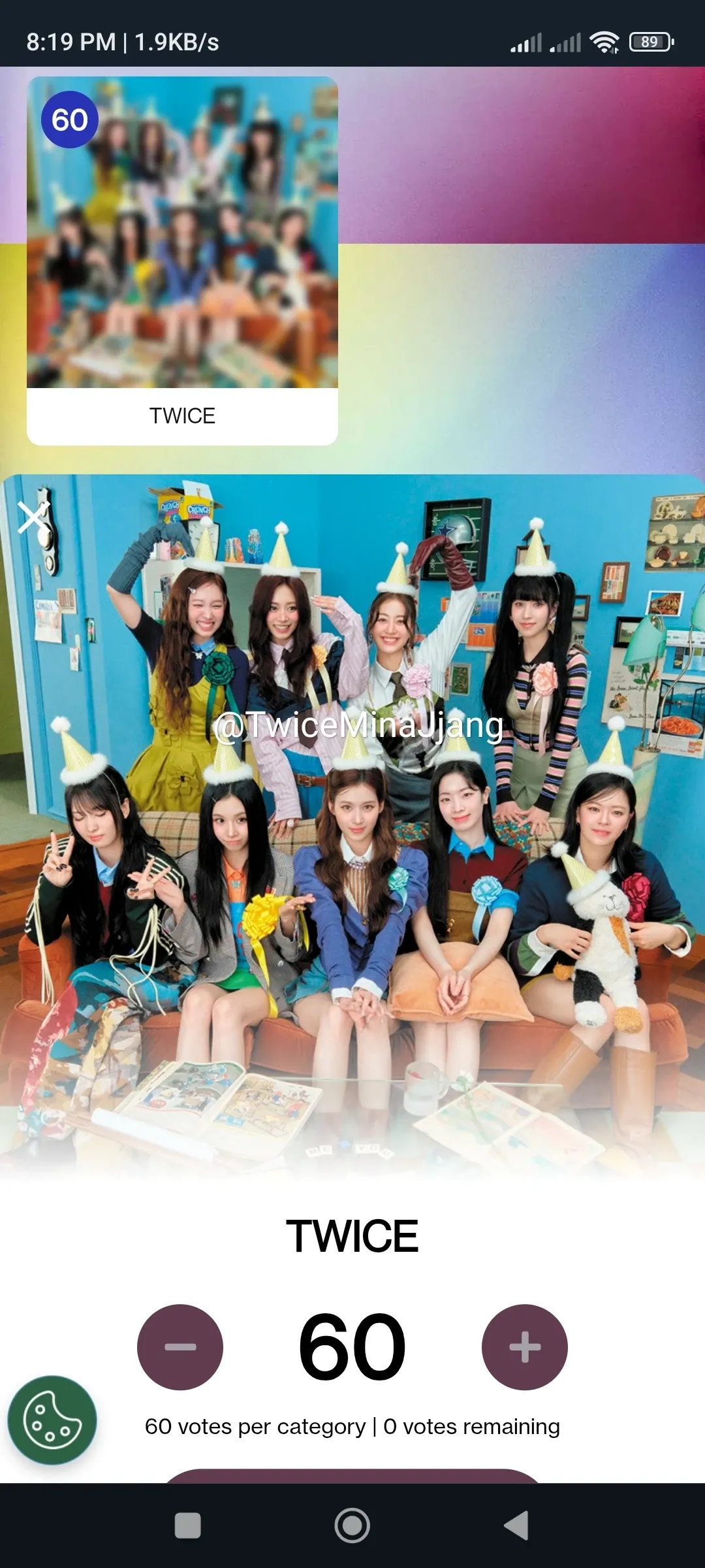 Fandom-recommended wallpaper image of TWICE