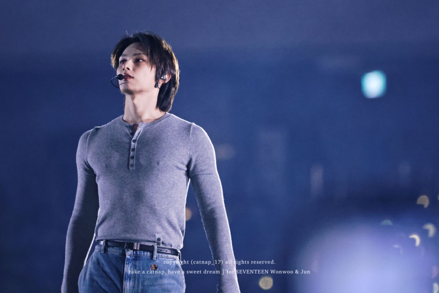 Recent activity shot of Jun (SEVENTEEN)