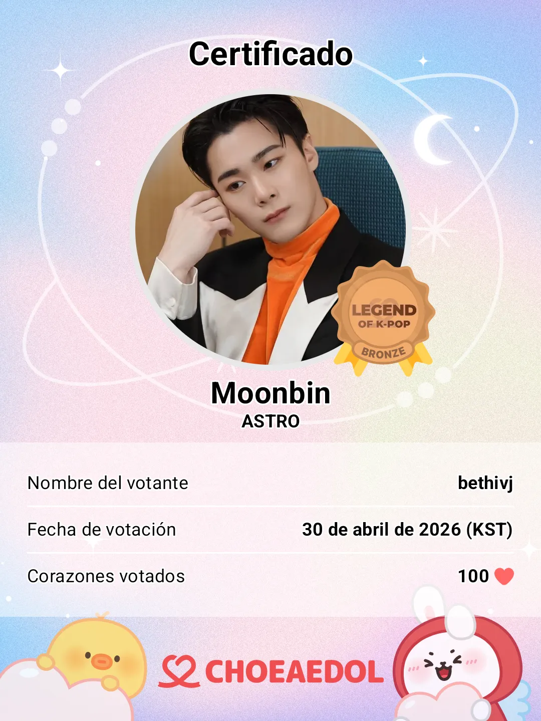 Behind-the-scenes cut of Moonbin (ASTRO)