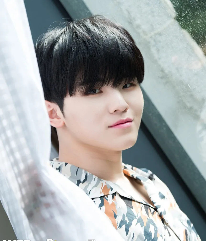 A moment captured by Woozi (SEVENTEEN)'s fan