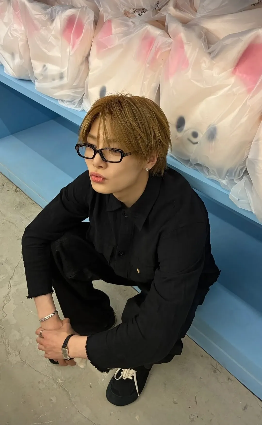 A moment captured by I.N (Stray Kids)'s fan
