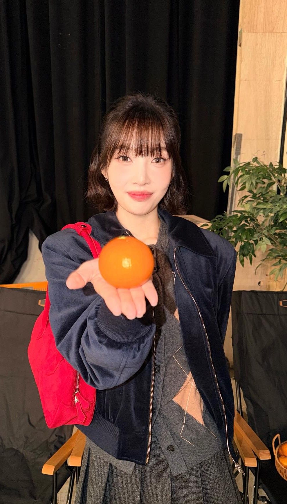 A heartfelt wallpaper shared by Joy (Red Velvet)'s fans