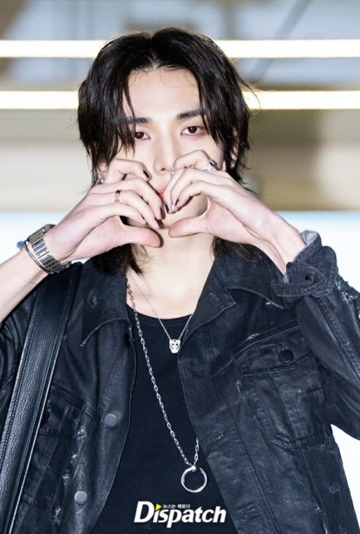 A moment captured by Stray Kids's fan