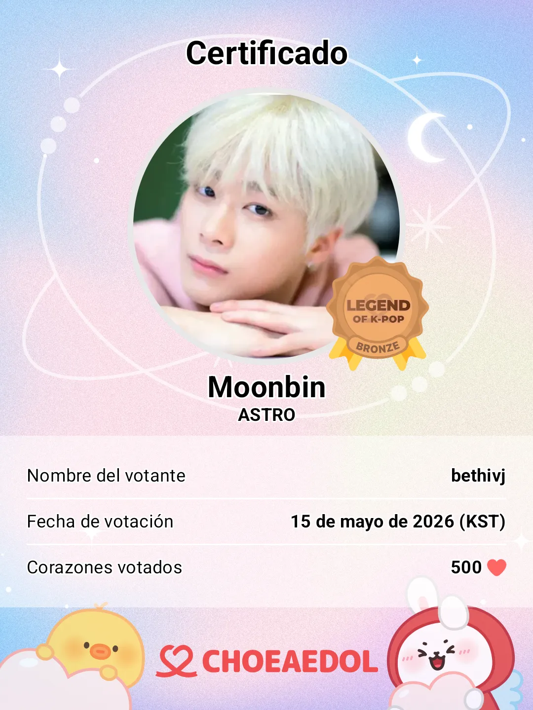 Behind-the-scenes cut of Moonbin (ASTRO)