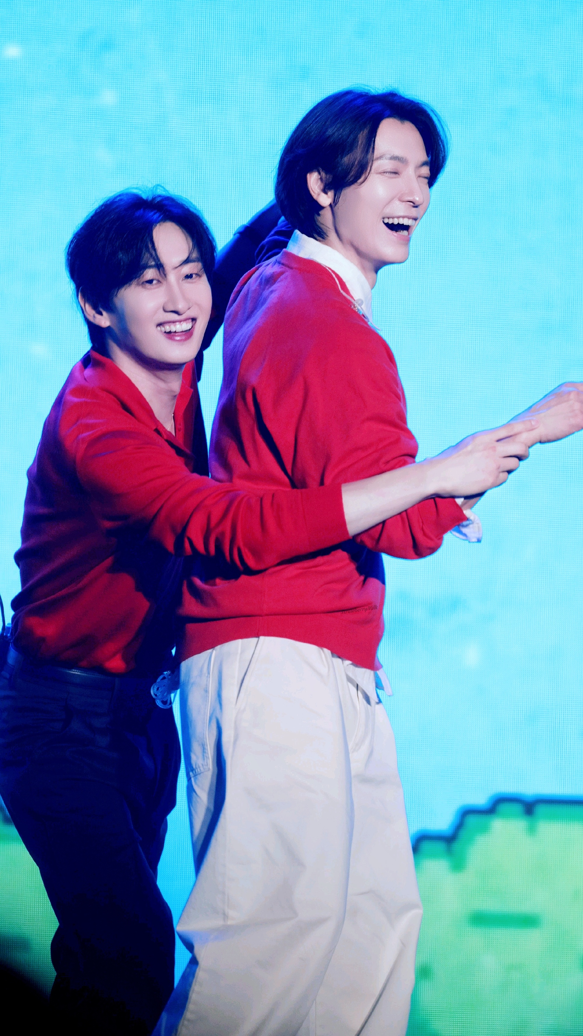 슈퍼주니어의 비하인드 컷