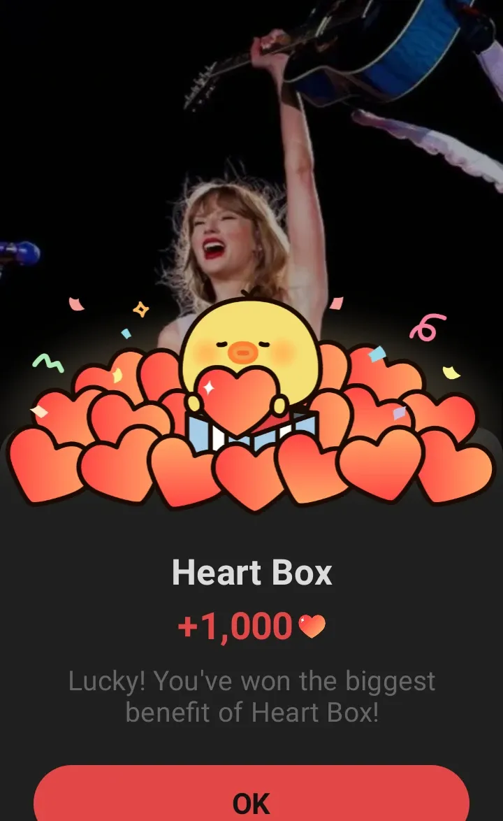 A moment captured by Taylor Swift's fan
