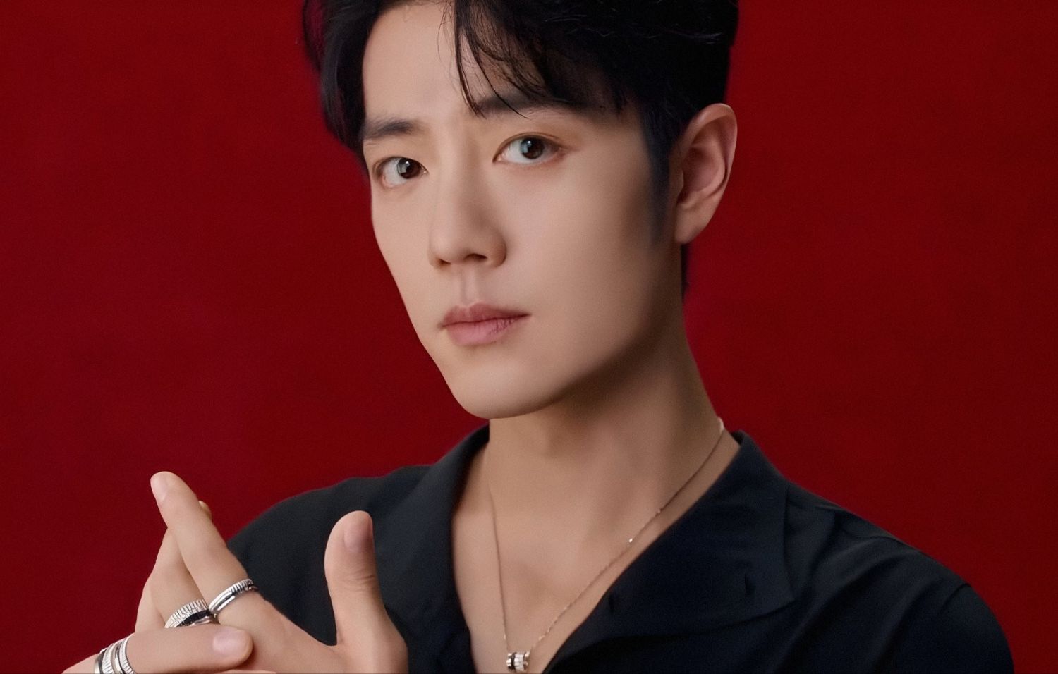 A moment captured by Xiao Zhan's fan